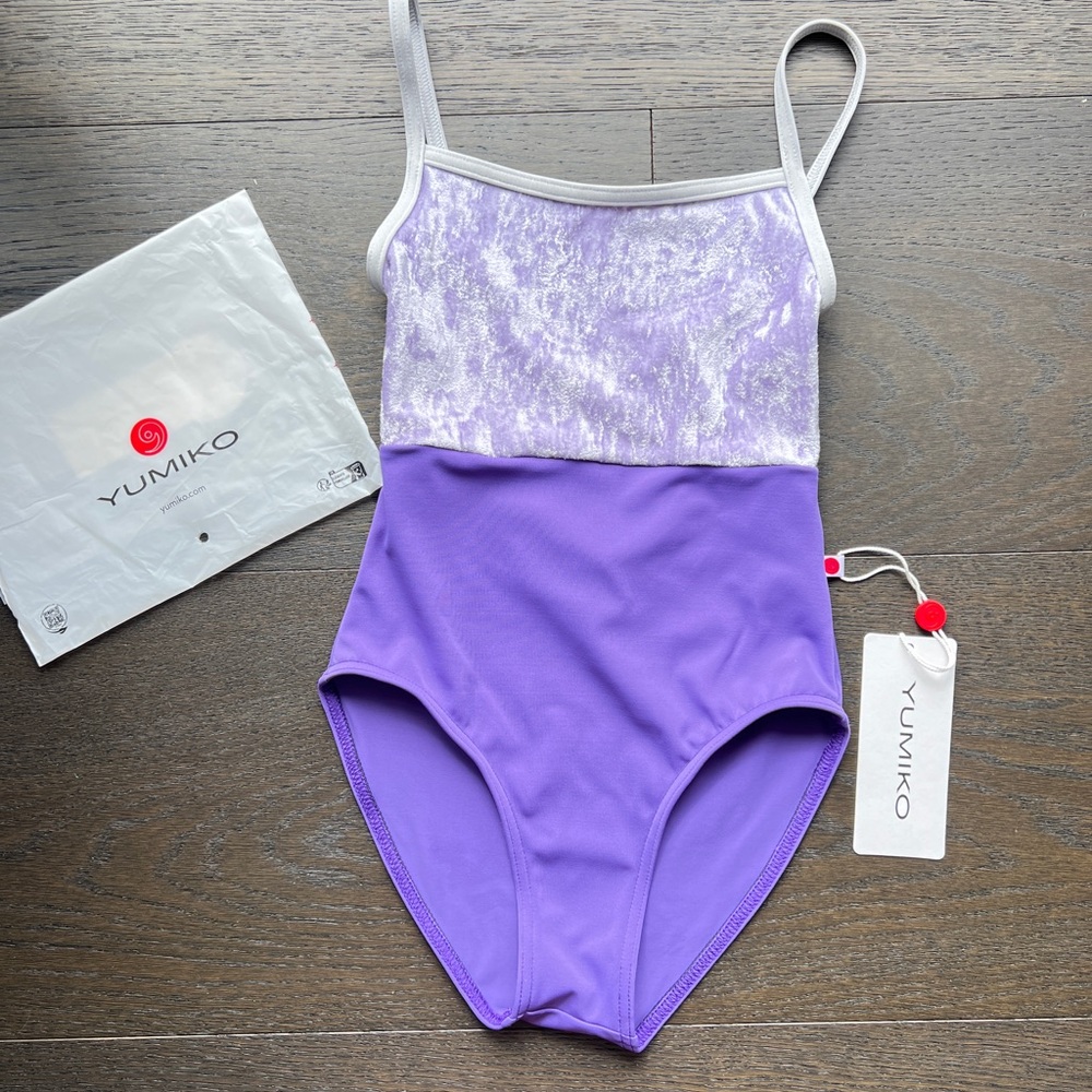 Yumiko RTW Kids-Daniela-Duo Wisteria Camisole Leotard